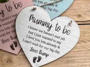 Mummy To Be From Bump Sign