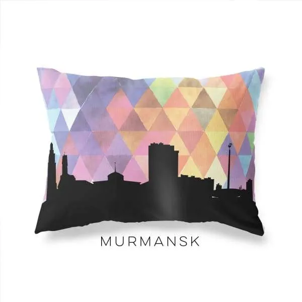 Murmansk, Russia geometric skyline