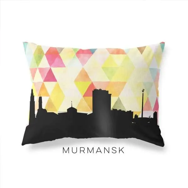 Murmansk, Russia geometric skyline
