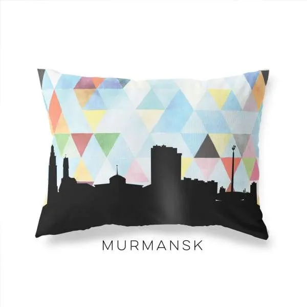 Murmansk, Russia geometric skyline