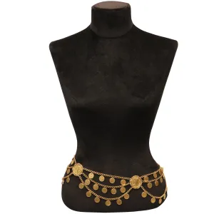 Napoleon Gold Coin Chain Belt