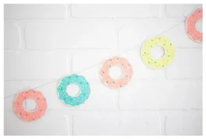 Neon Donut Banner