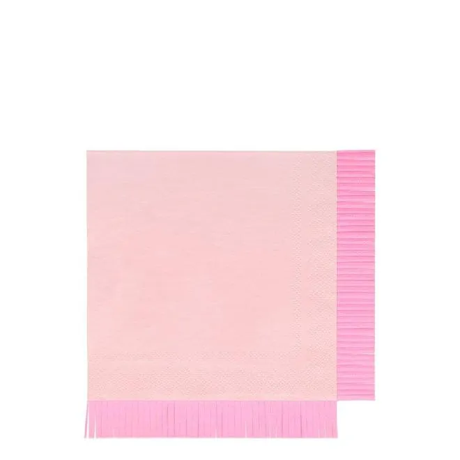 Neon Fringe Large Napkins
