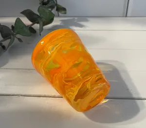 Neon Orange Shot Glass