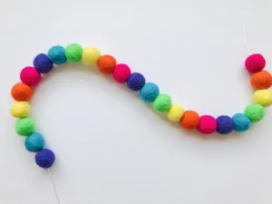 Neon Rainbow Garland