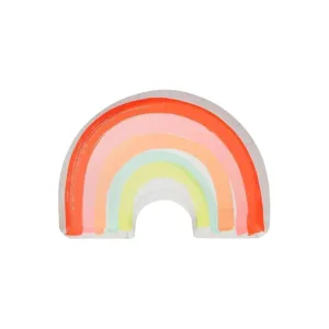 Neon Rainbow Plates