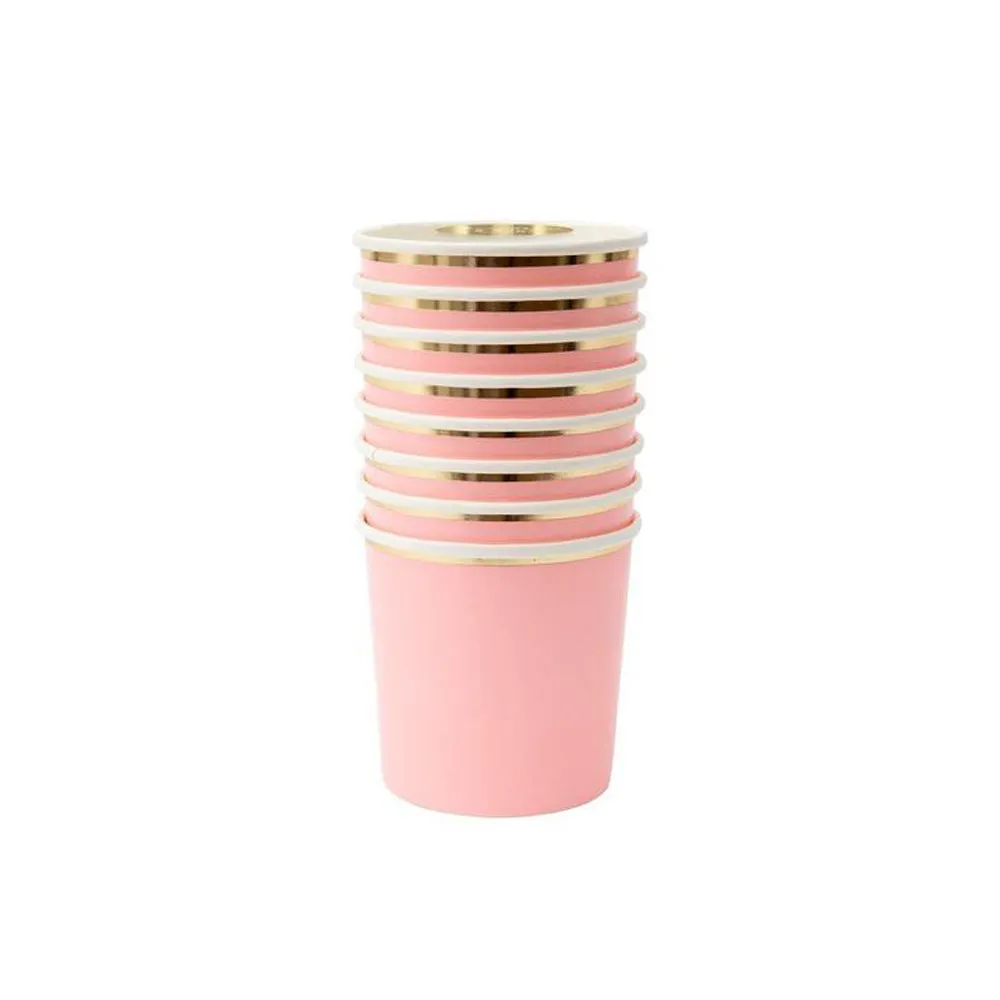 Neon Tumbler Cups -- Coral
