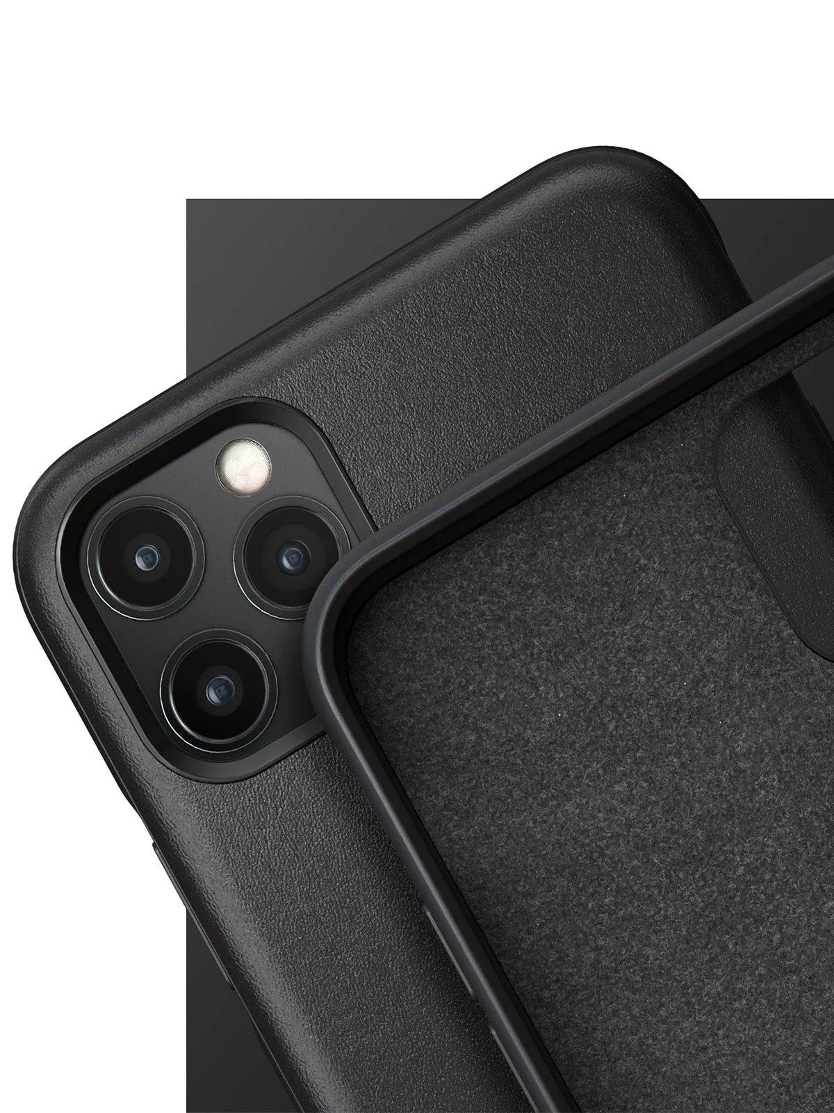 Nomad Rugged Case Black Horween Leather iPhone 11 Pro Max / 11 Pro / 11