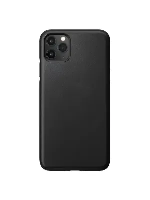 Nomad Rugged Case Black Horween Leather iPhone 11 Pro Max / 11 Pro / 11