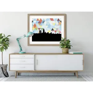 Omaha, Nebraska geometric skyline