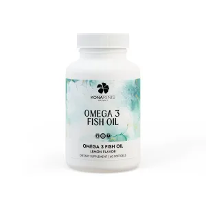 Omega 3 Fish Oil Supplement (60 Softgels)