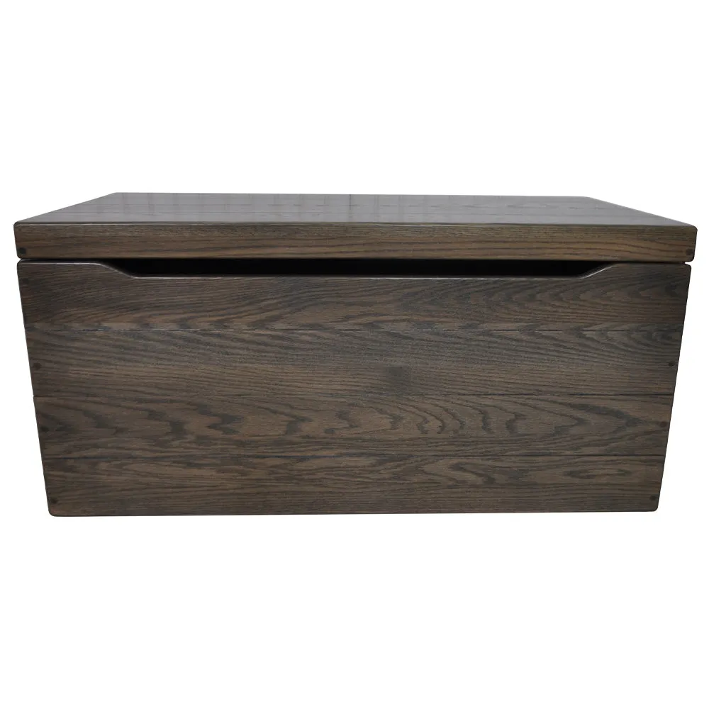 Palmer Oak Blanket Chest, Antique Slate Stain