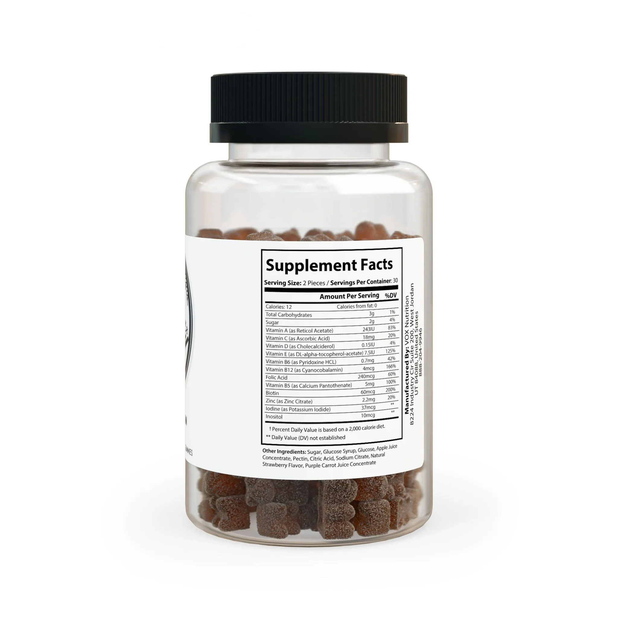 Pando Commando:  Multivitamin Pando Commando Gummies for Adults (60 Pando Commando Gummies)