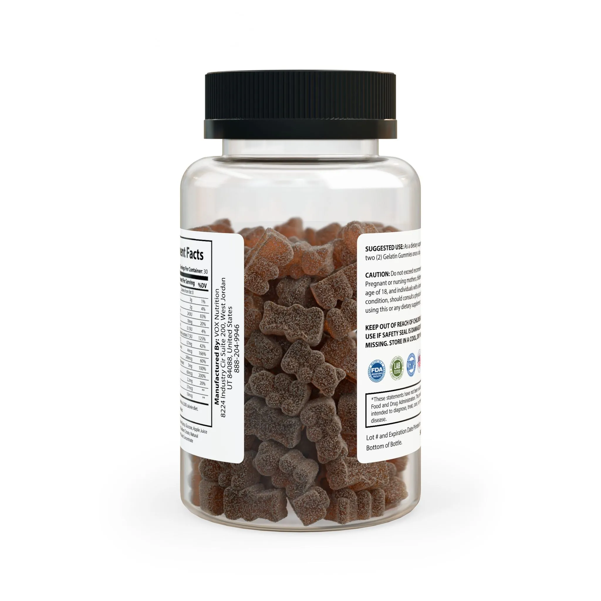 Pando Commando:  Multivitamin Pando Commando Gummies for Adults (60 Pando Commando Gummies)