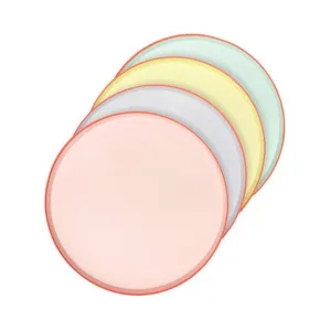Pastel Neon Edge Side Plates