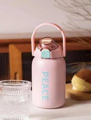 Peace (Pink){Travel Tumbler}