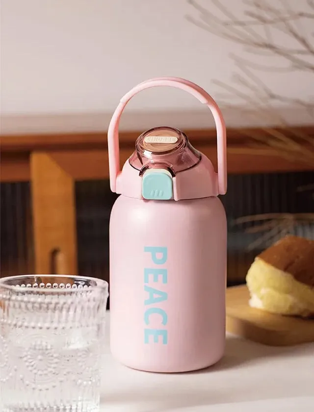 Peace (Pink){Travel Tumbler}