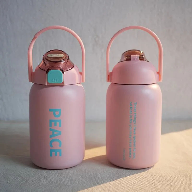 Peace (Pink){Travel Tumbler}