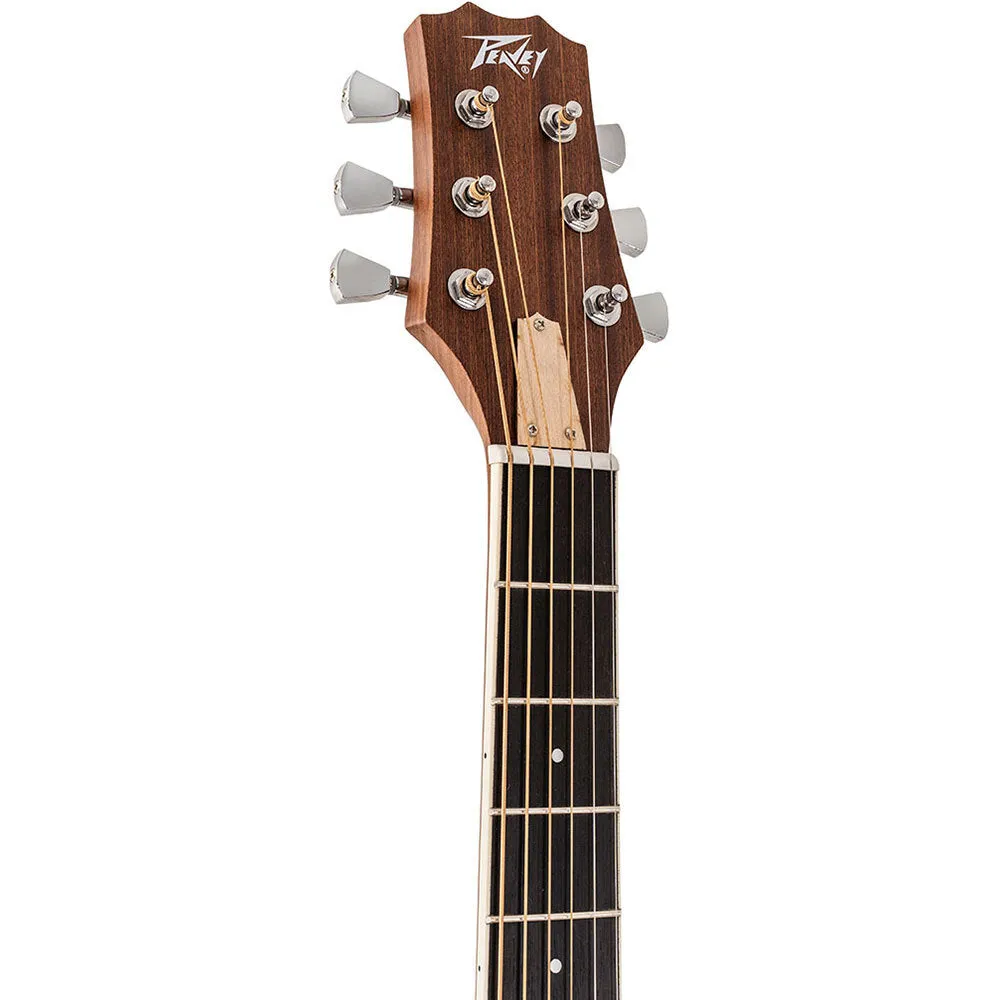 Peavey DW2 Delta Woods Series Dreadnought AC/EL Guitar with Cutaway