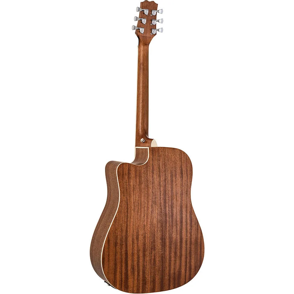 Peavey DW2 Delta Woods Series Dreadnought AC/EL Guitar with Cutaway