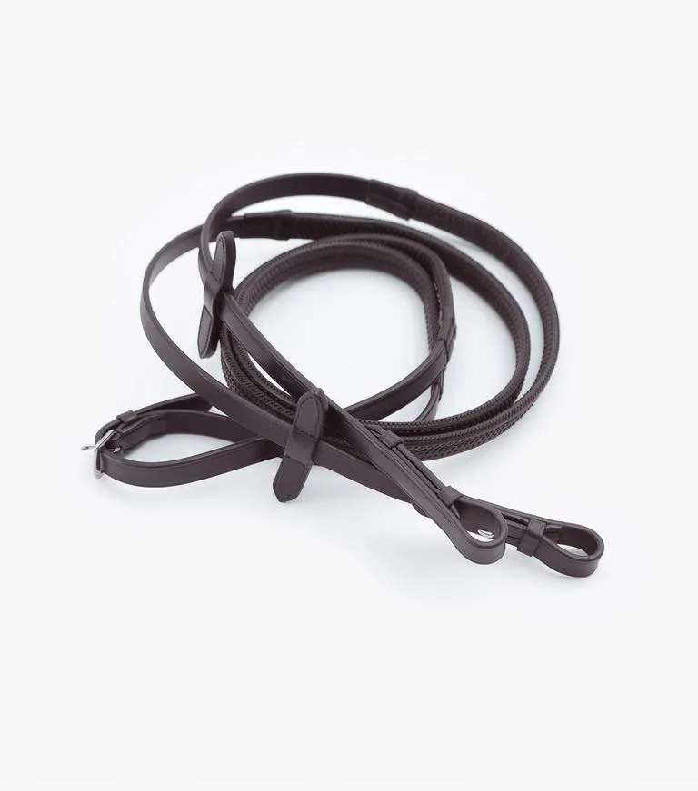 PEI Diego Rubber Reins (Billet Fastening)