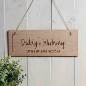 Personalised Workshop Sign