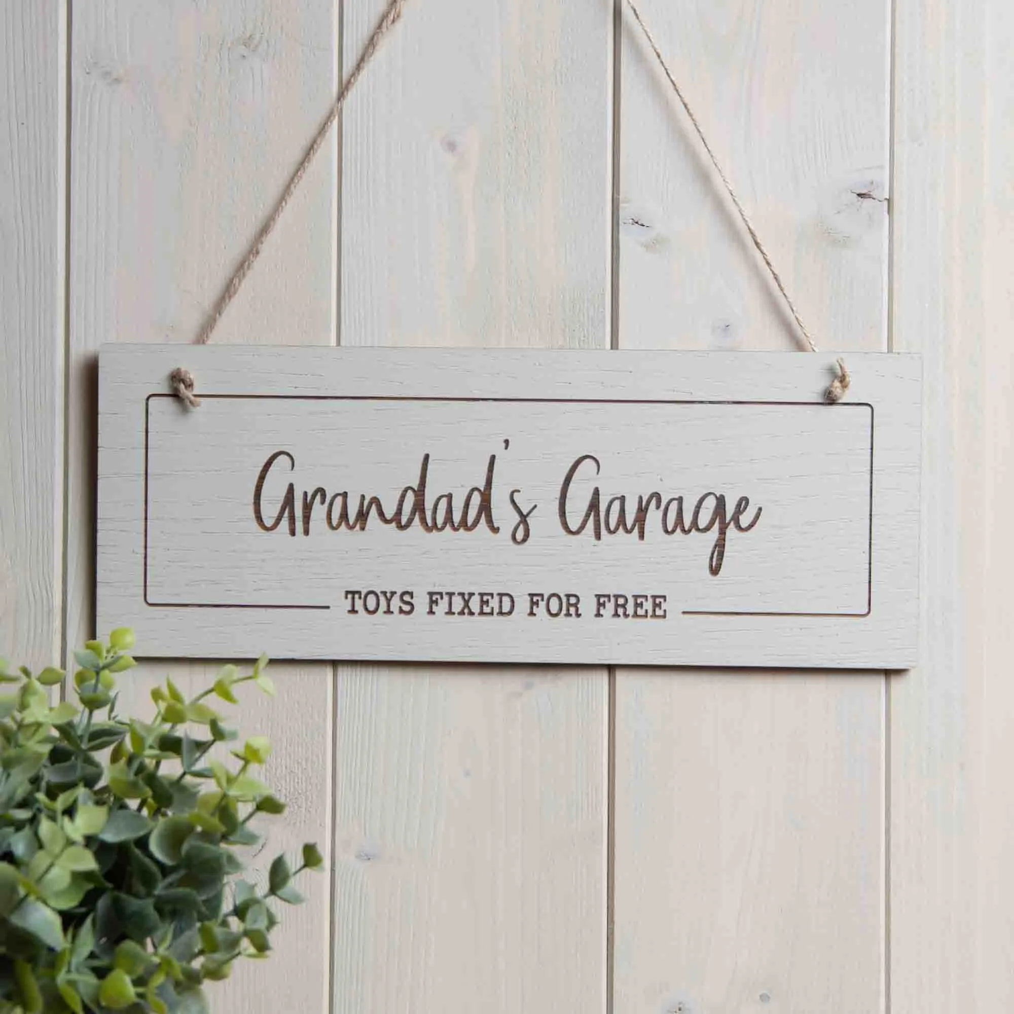 Personalised Workshop Sign