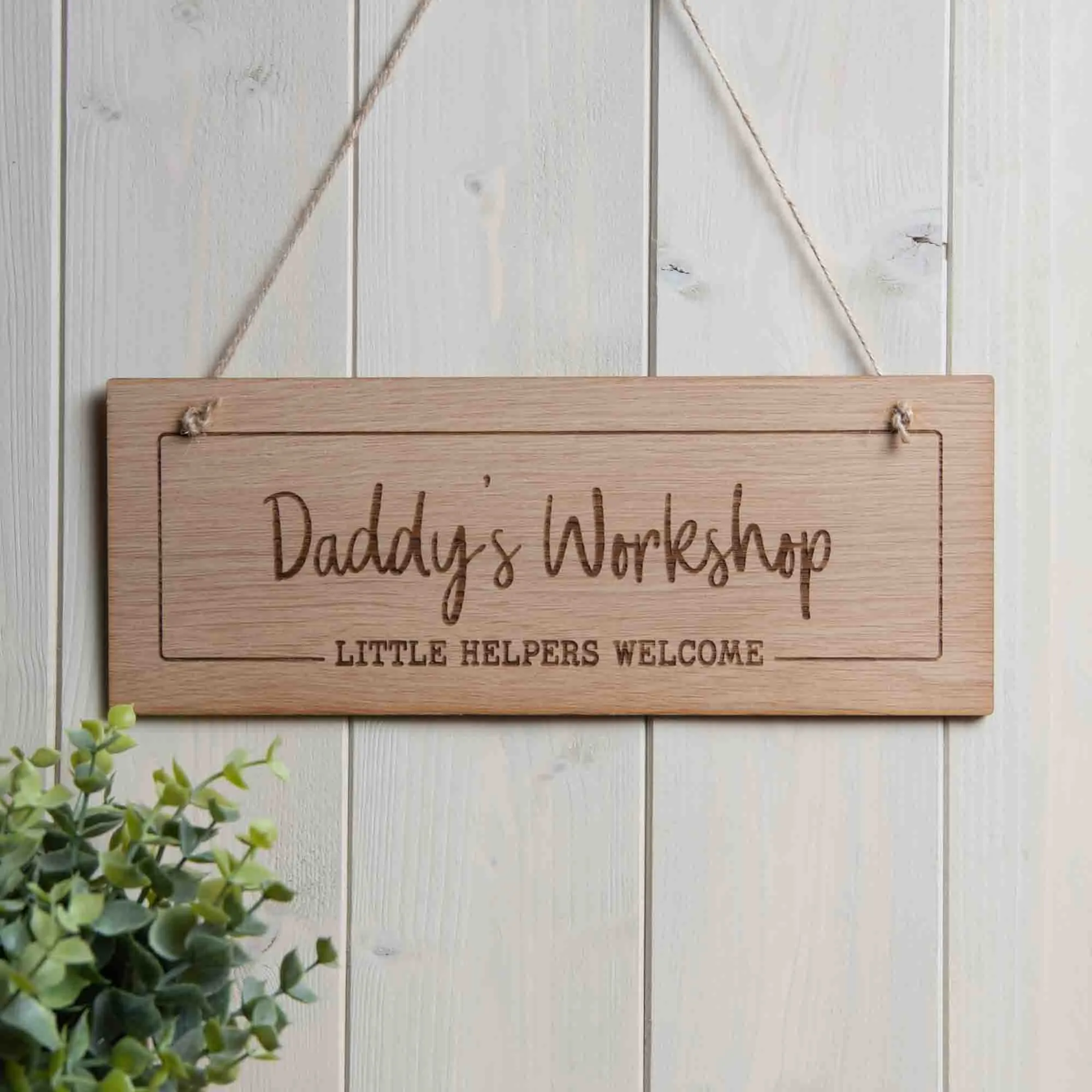 Personalised Workshop Sign