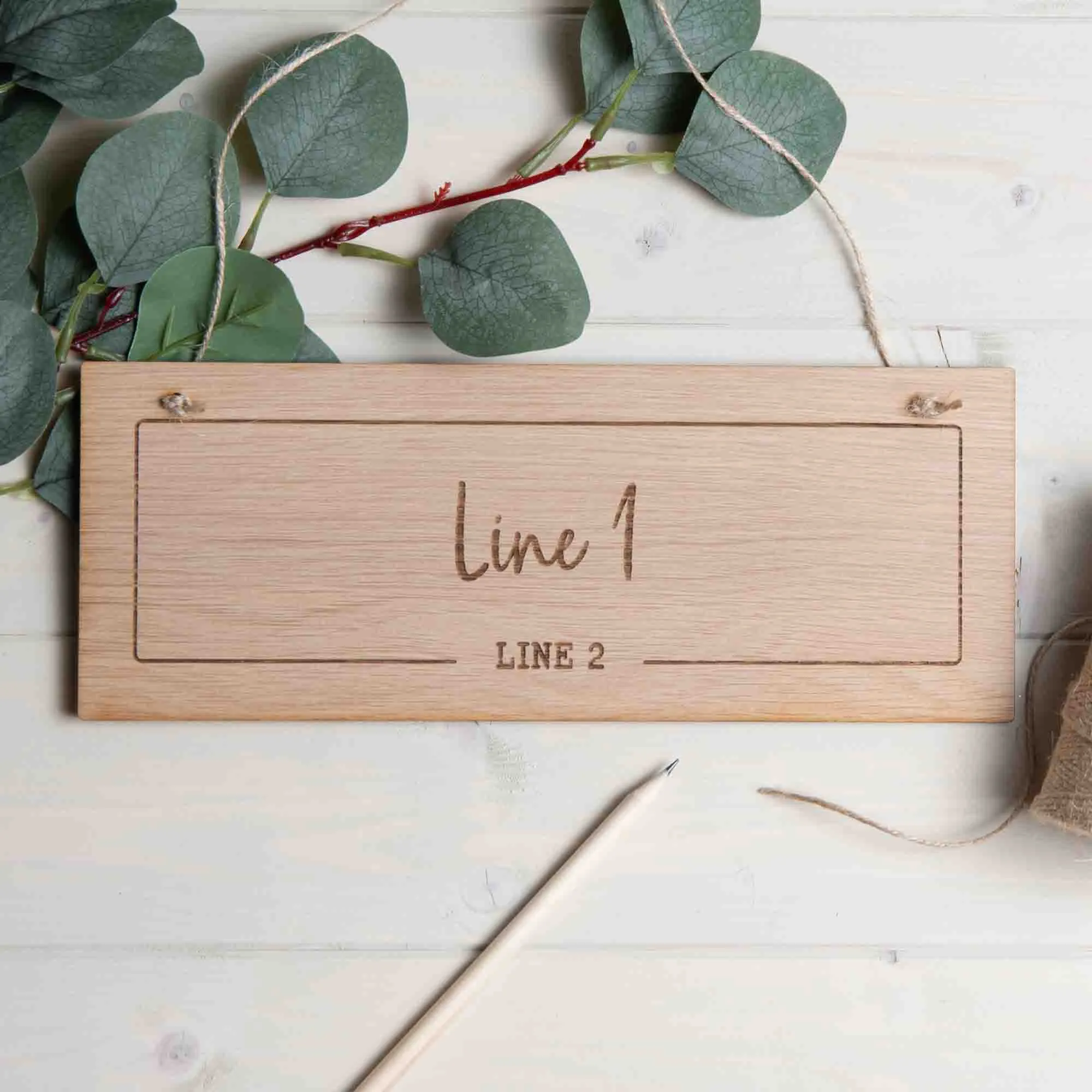 Personalised Workshop Sign