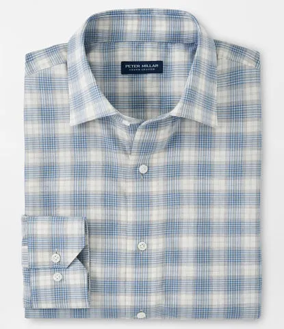 Peter Millar - Vista Winter Soft Twill Sport Shirt - Gale Grey