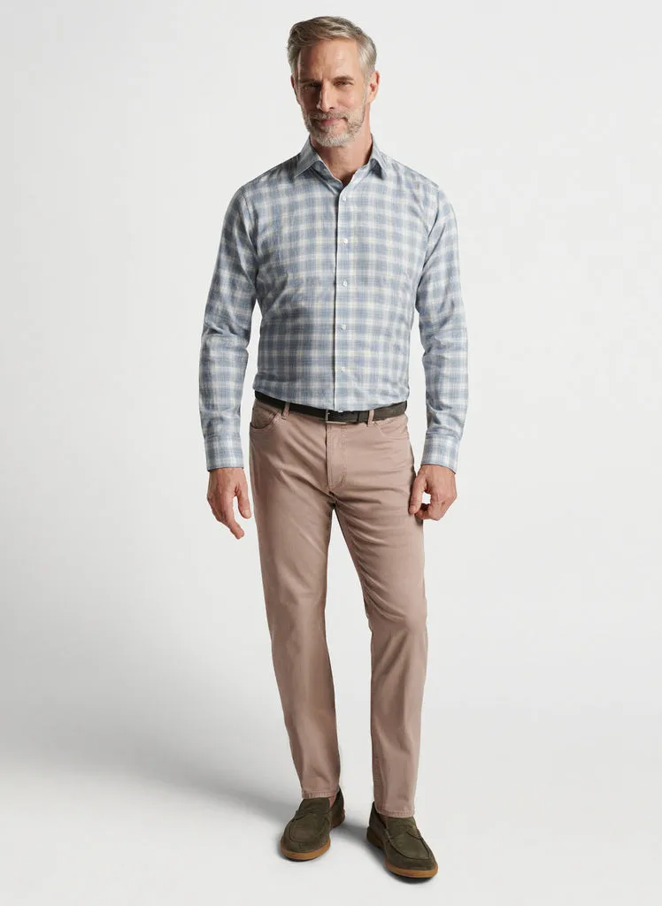 Peter Millar - Vista Winter Soft Twill Sport Shirt - Gale Grey