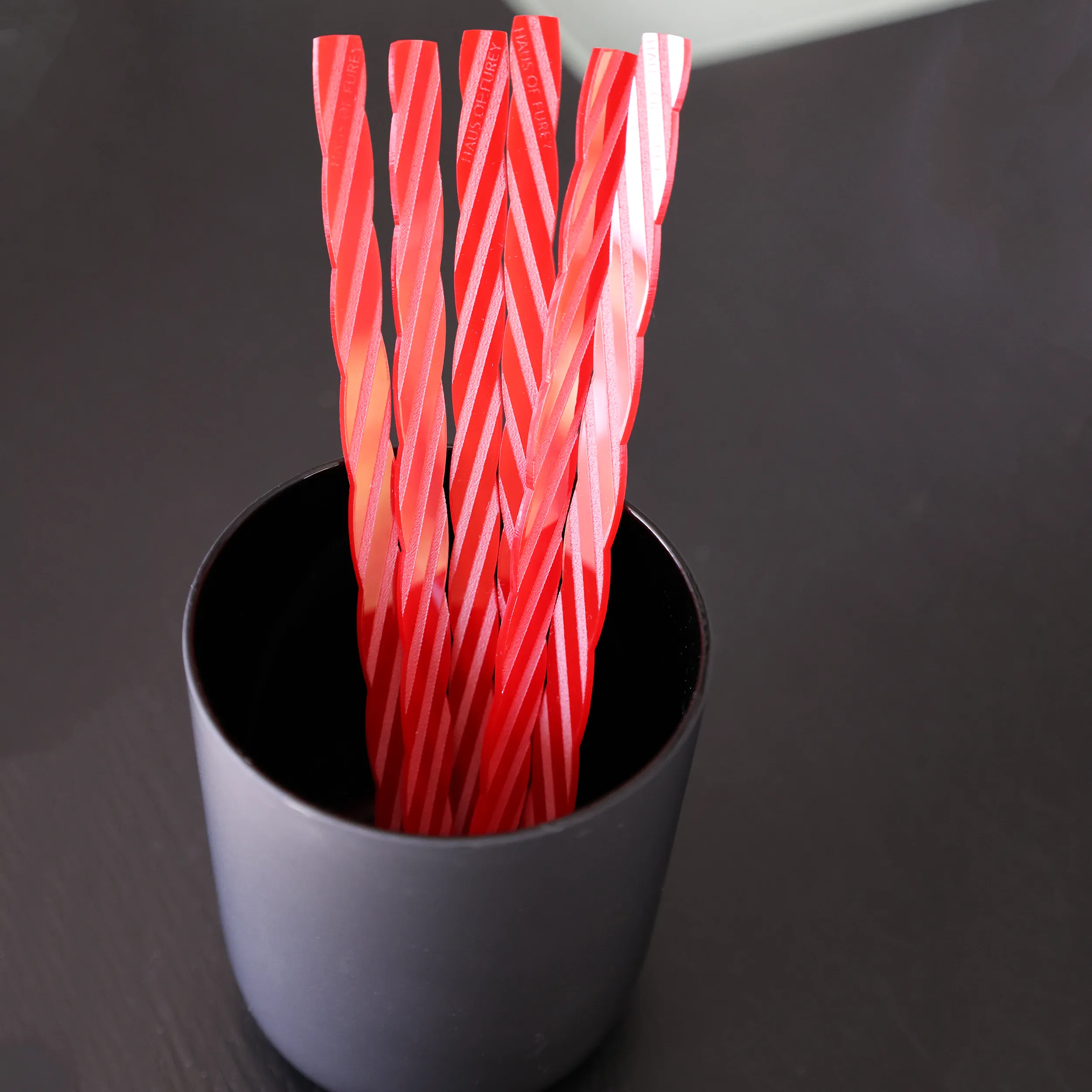 PINK LICORICE STICK STIRRERS
