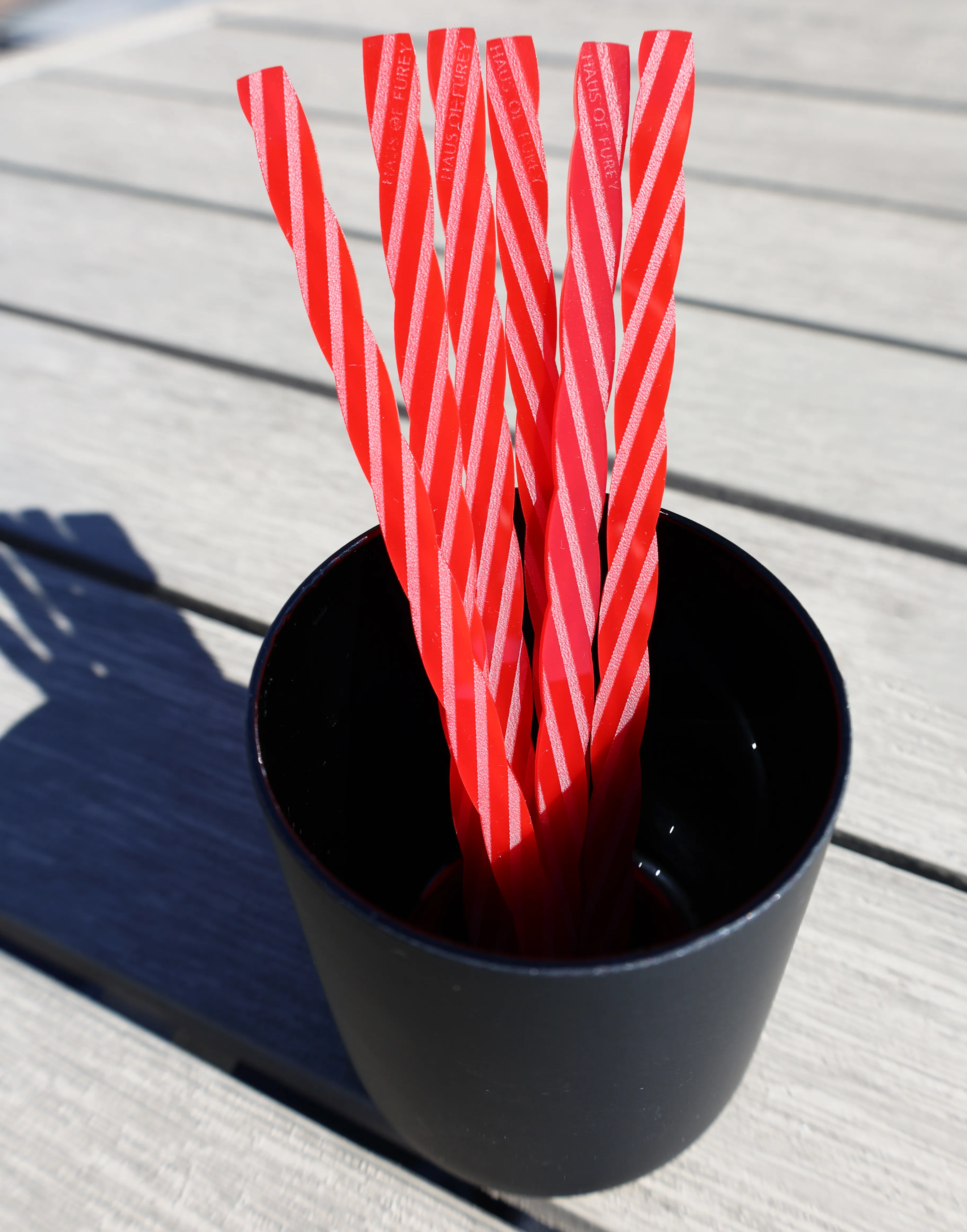 PINK LICORICE STICK STIRRERS