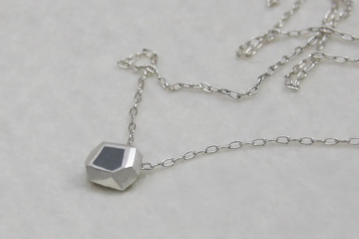 Plated Gold Minimalist Tiny Nugget Necklace