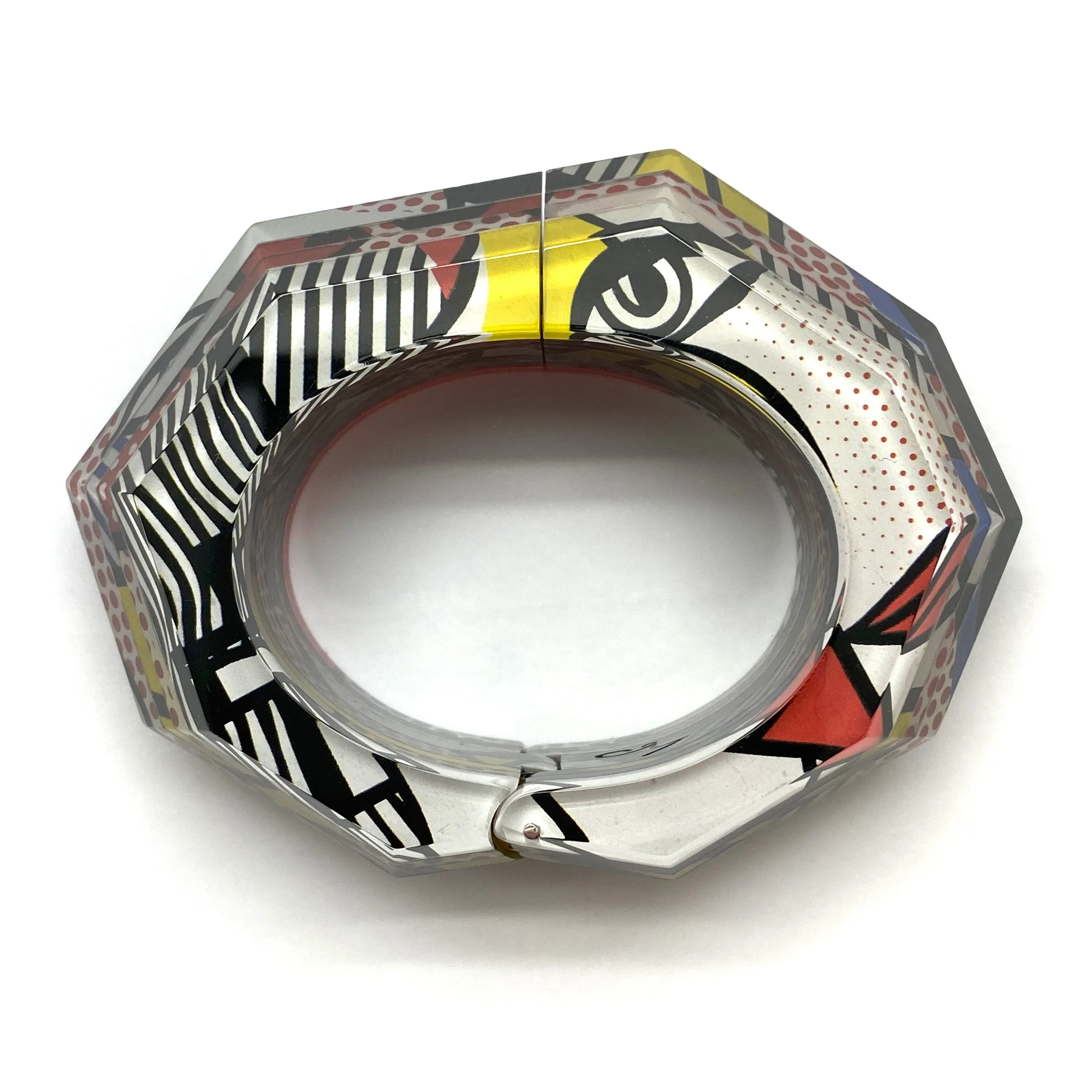 Pop Art Polka Dot Hinge Bracelet