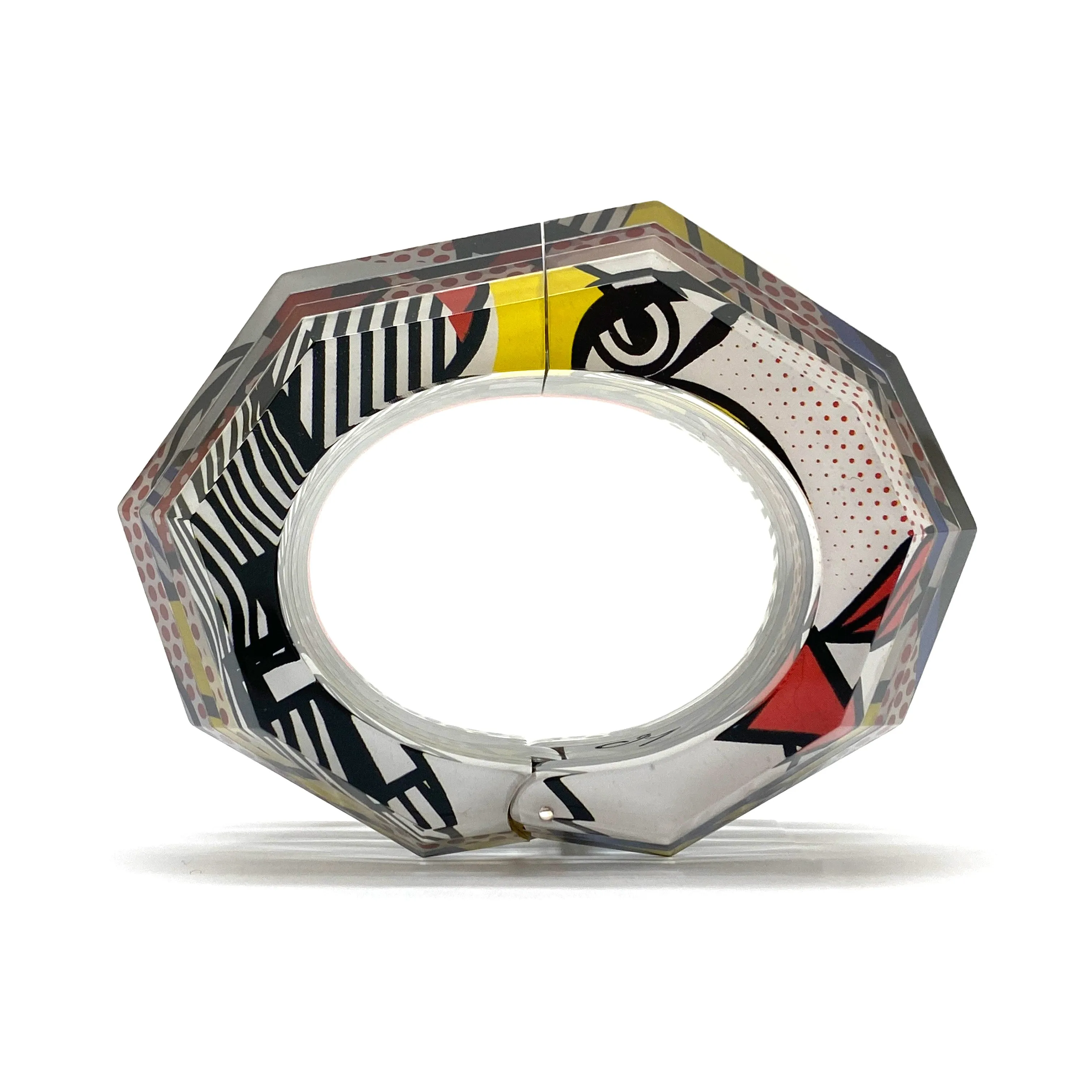 Pop Art Polka Dot Hinge Bracelet