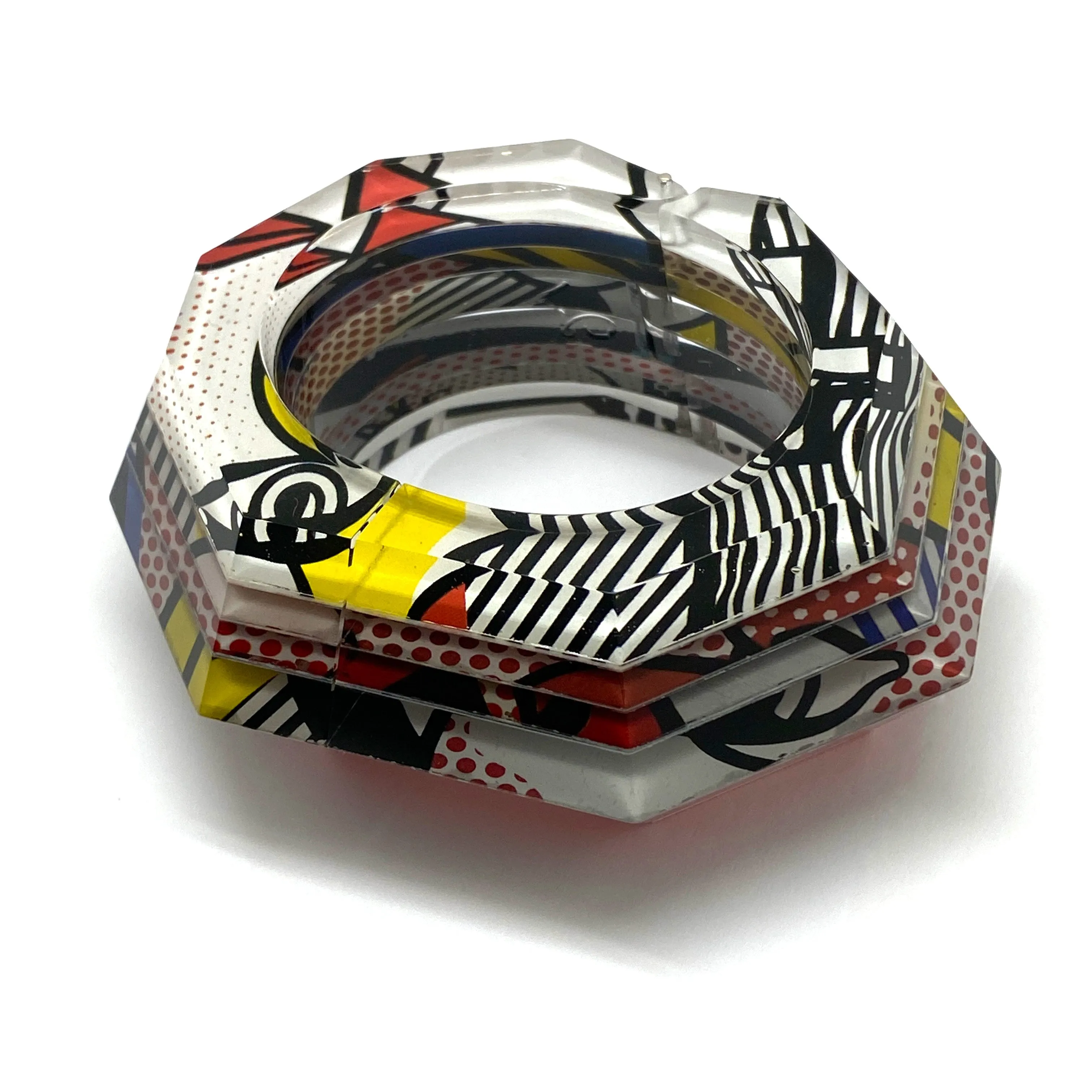 Pop Art Polka Dot Hinge Bracelet