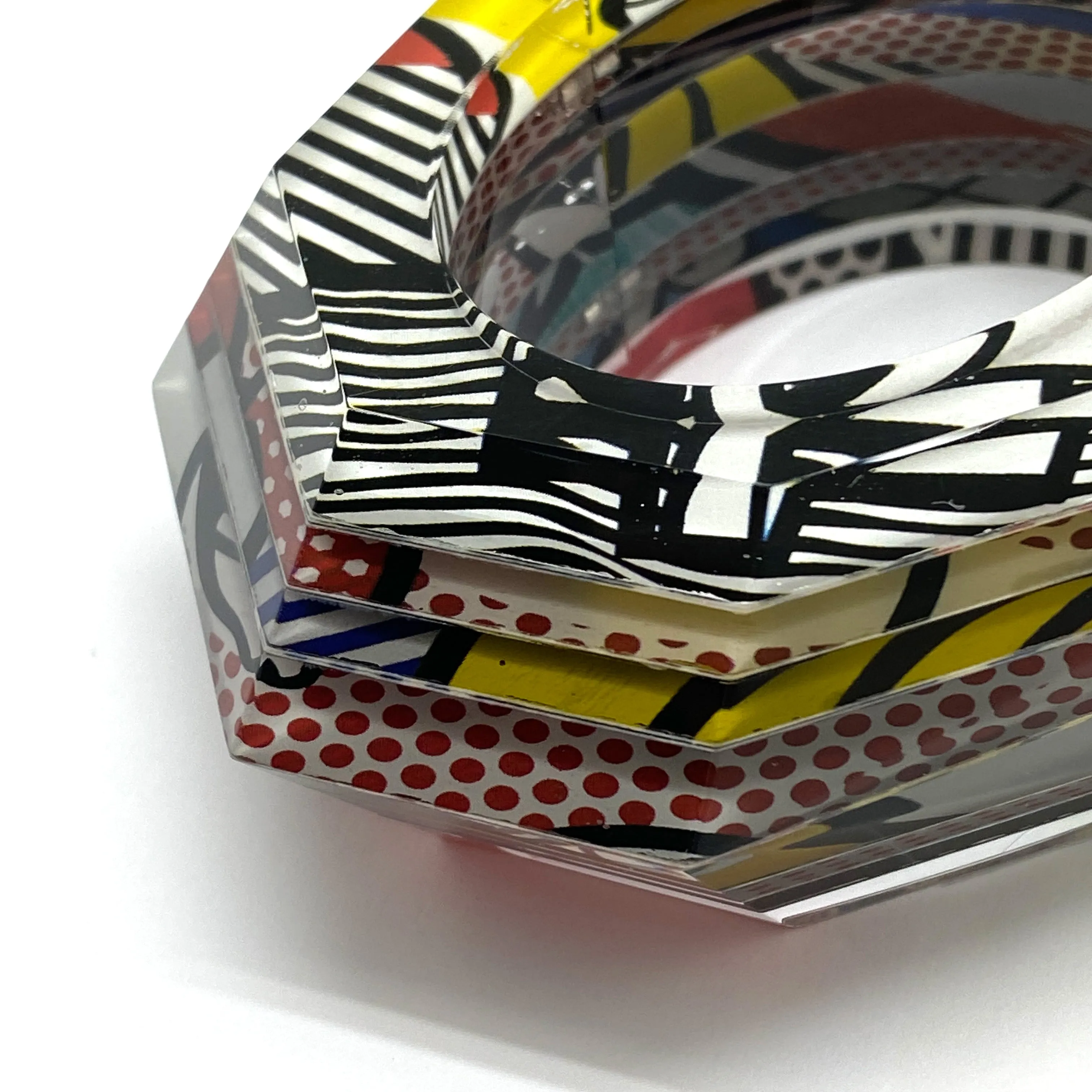 Pop Art Polka Dot Hinge Bracelet