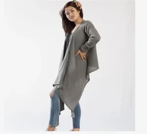 Pure Pashmina Outer High-Low Style