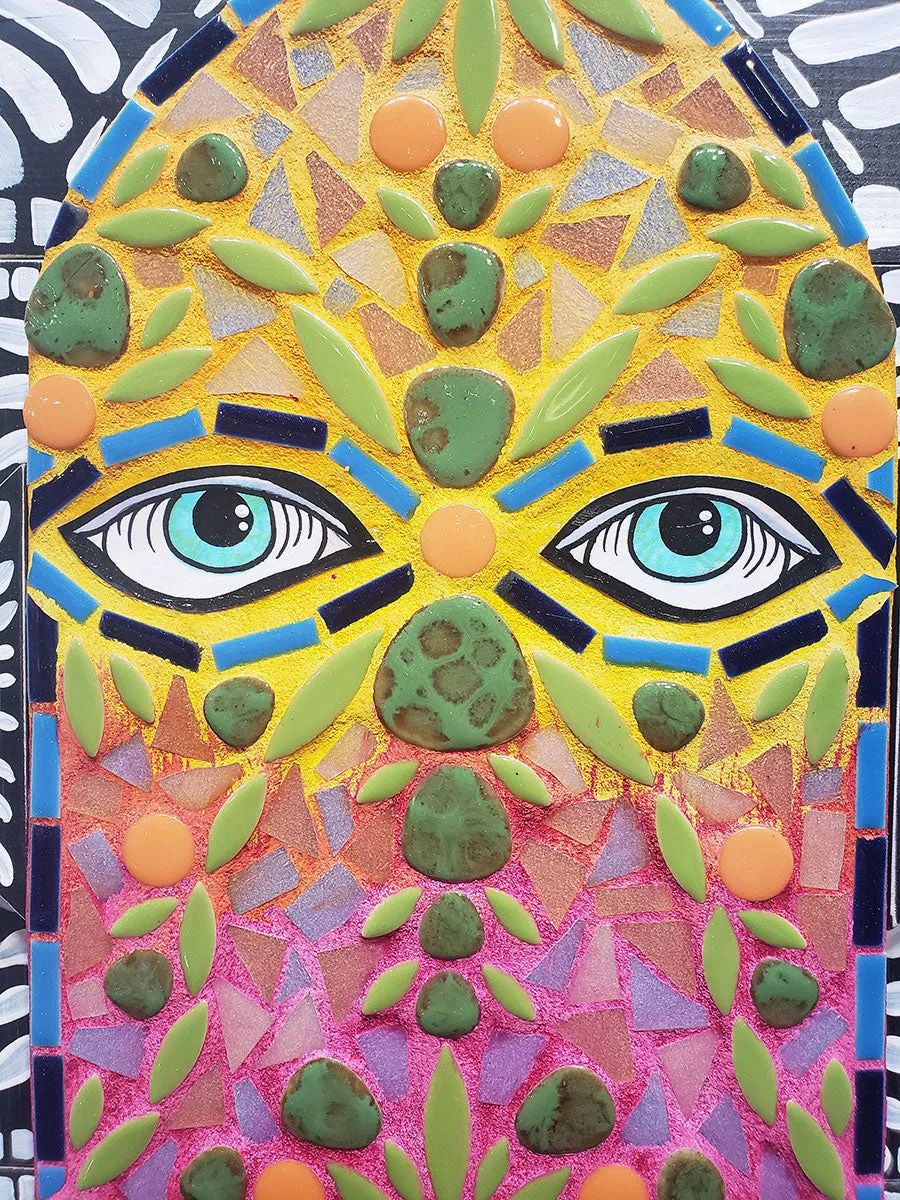 "Sanctuary Mask #2" by John Kowalczyk