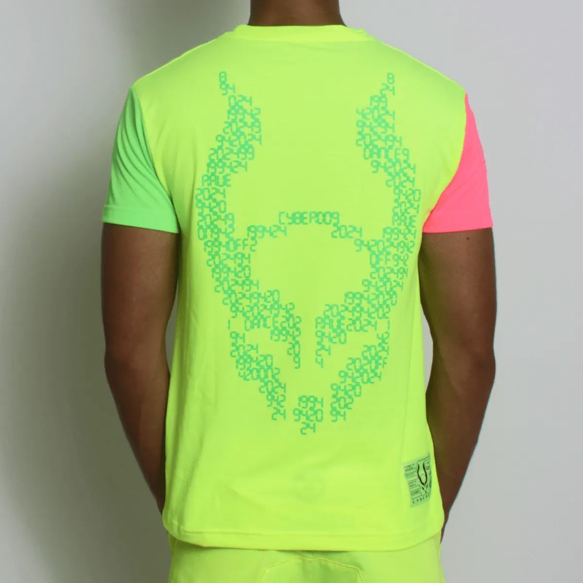 RAVE ON T-SHIRT MUTLI NEON MENS