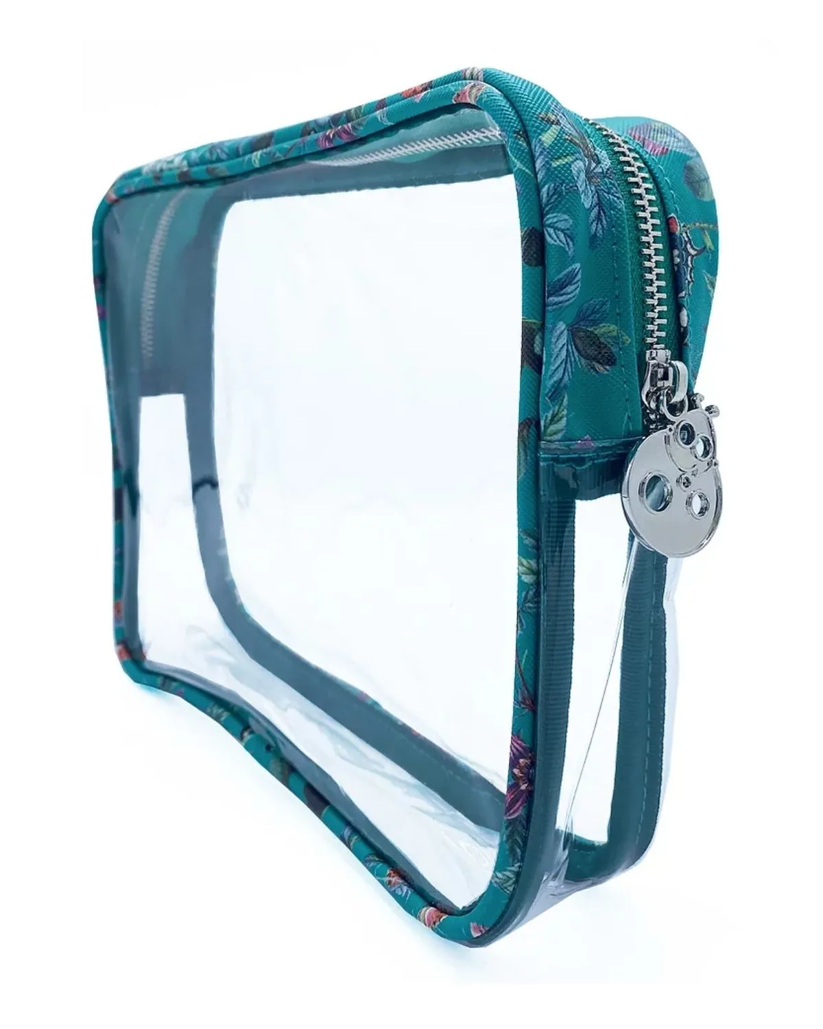 Reusable Clear Beauty Case | Emerald Butterfly Spirit