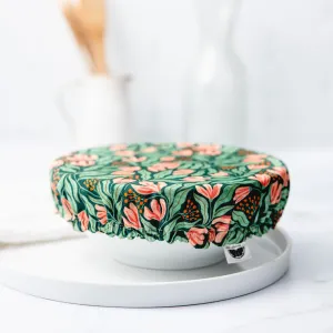 Reusable Dish Cover - Art Deco Greenery