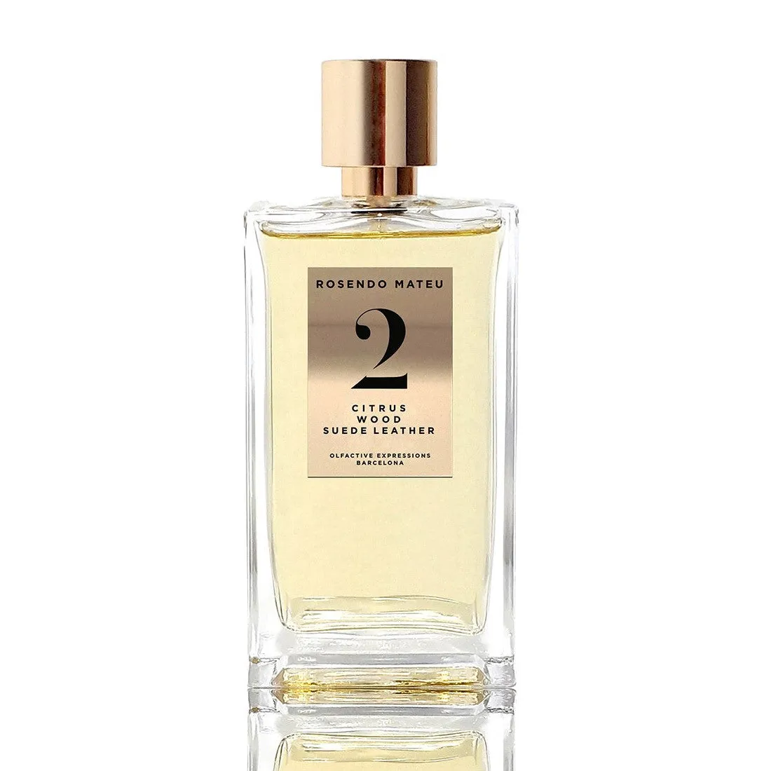Rosendo Mateu 2 Citrus Wood Suede Leather Perfume For Unisex EDP 100ml