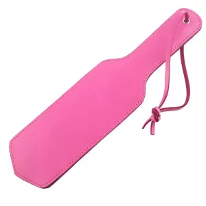 Rouge Garments 13 Inch Pink Double Sided Leather Paddle