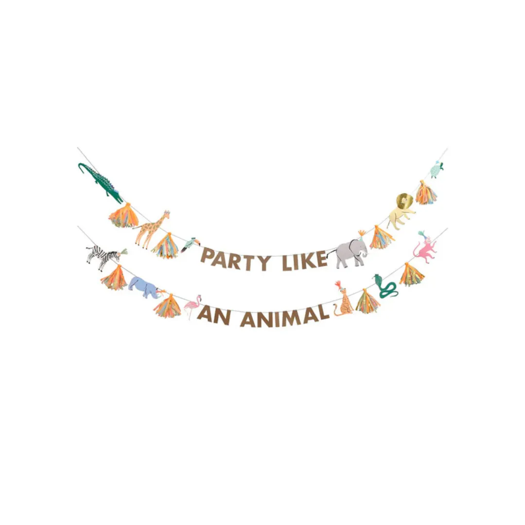 Safari Animals Large Garland
