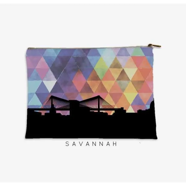 Savannah, Georgia geometric skyline