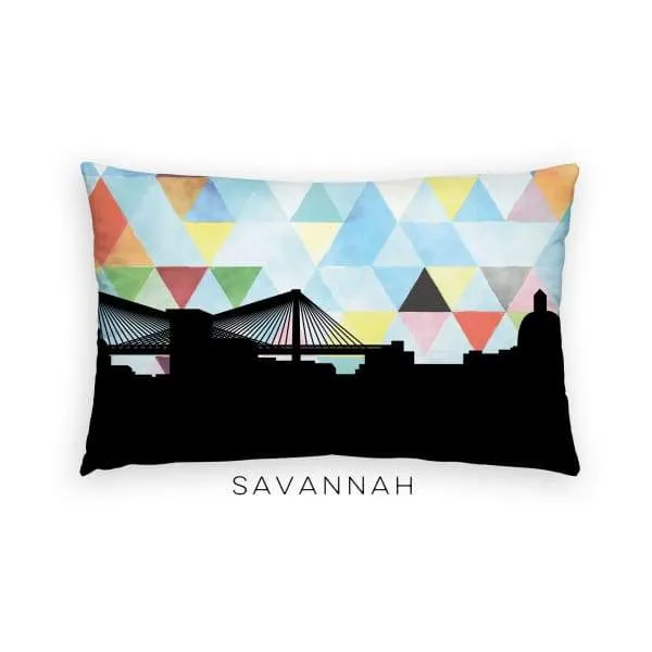 Savannah, Georgia geometric skyline