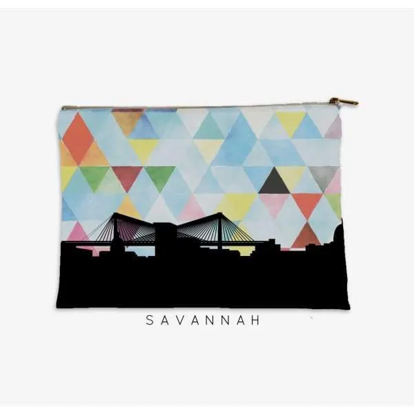 Savannah, Georgia geometric skyline