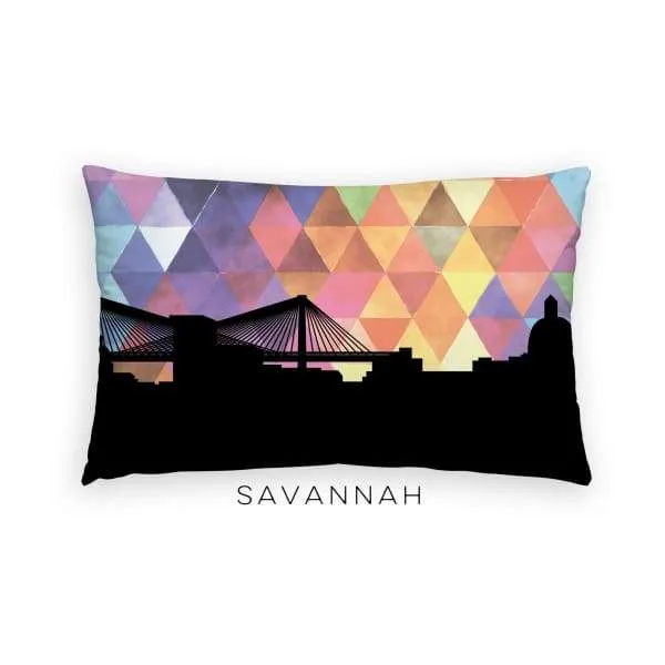 Savannah, Georgia geometric skyline
